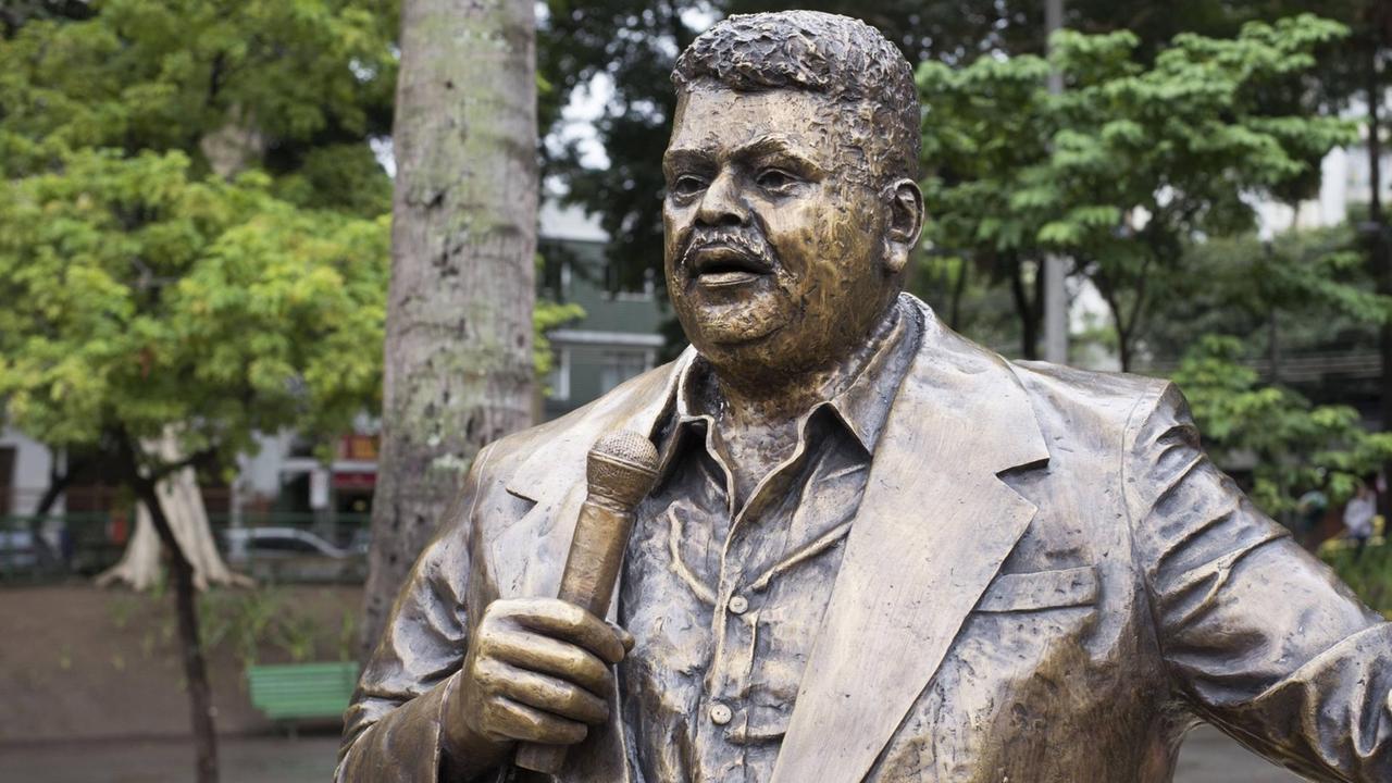 Tim Maia Statue in Rio de Janeiro.