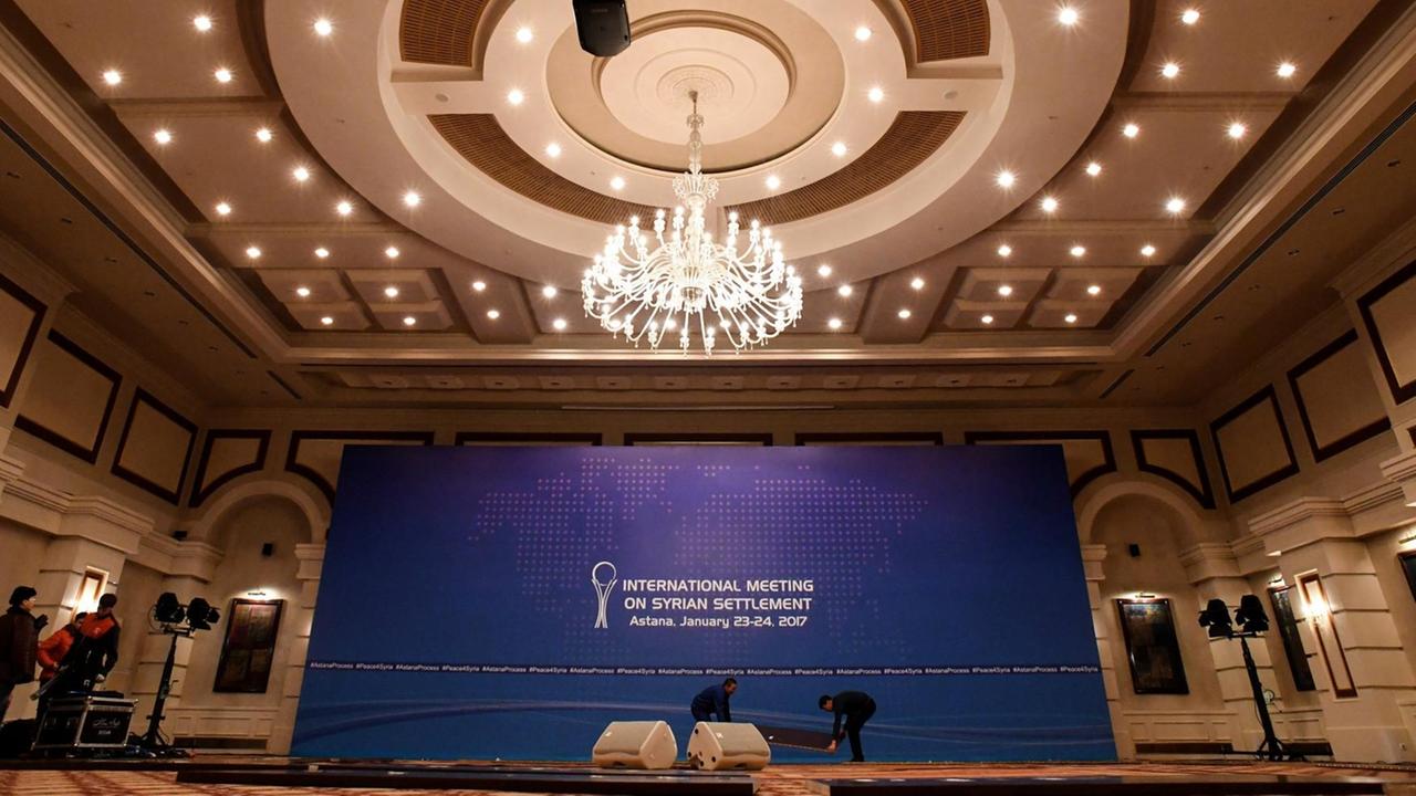 Vorbereitungen der Syrien-Konferenz im kasachischen Astana Vorbereitungen der Syrien-Konferenz im kasachischen Astana