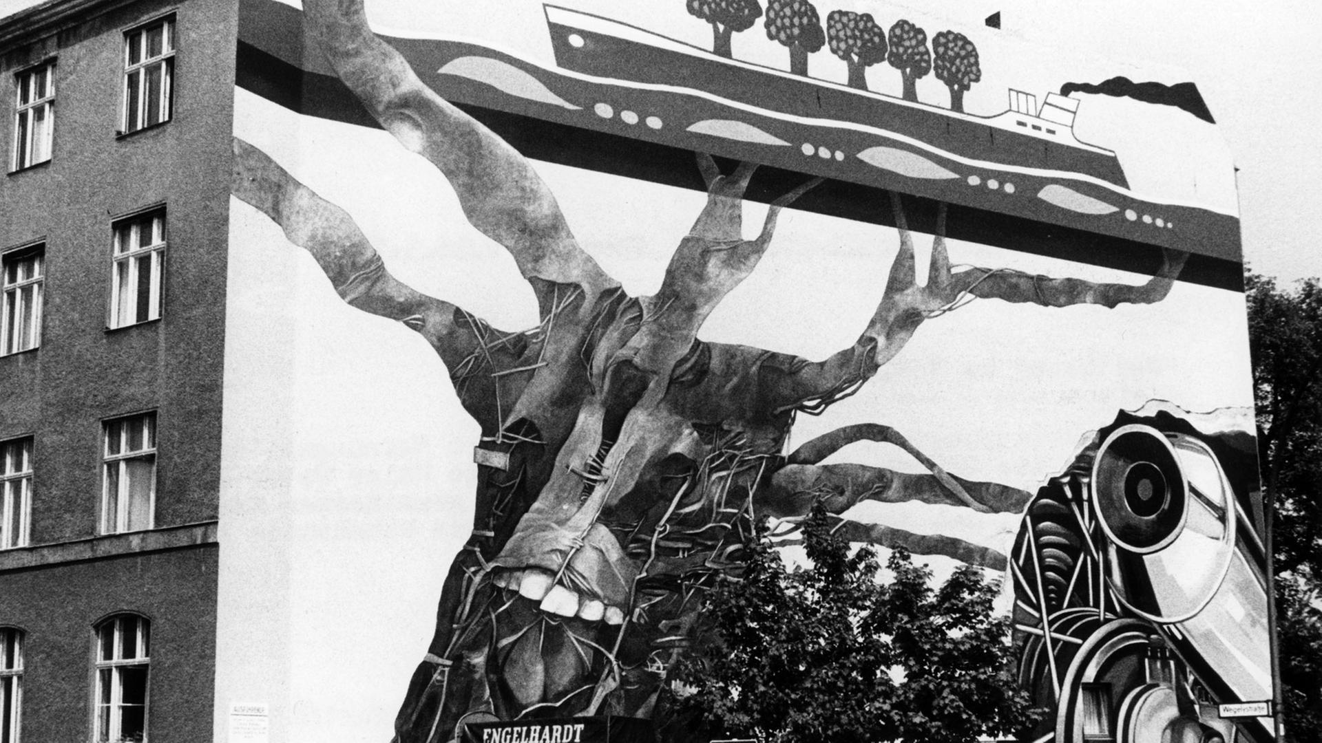 Wandgemälde in West-Berlin 1975 Wandgemälde in West-Berlin 1975