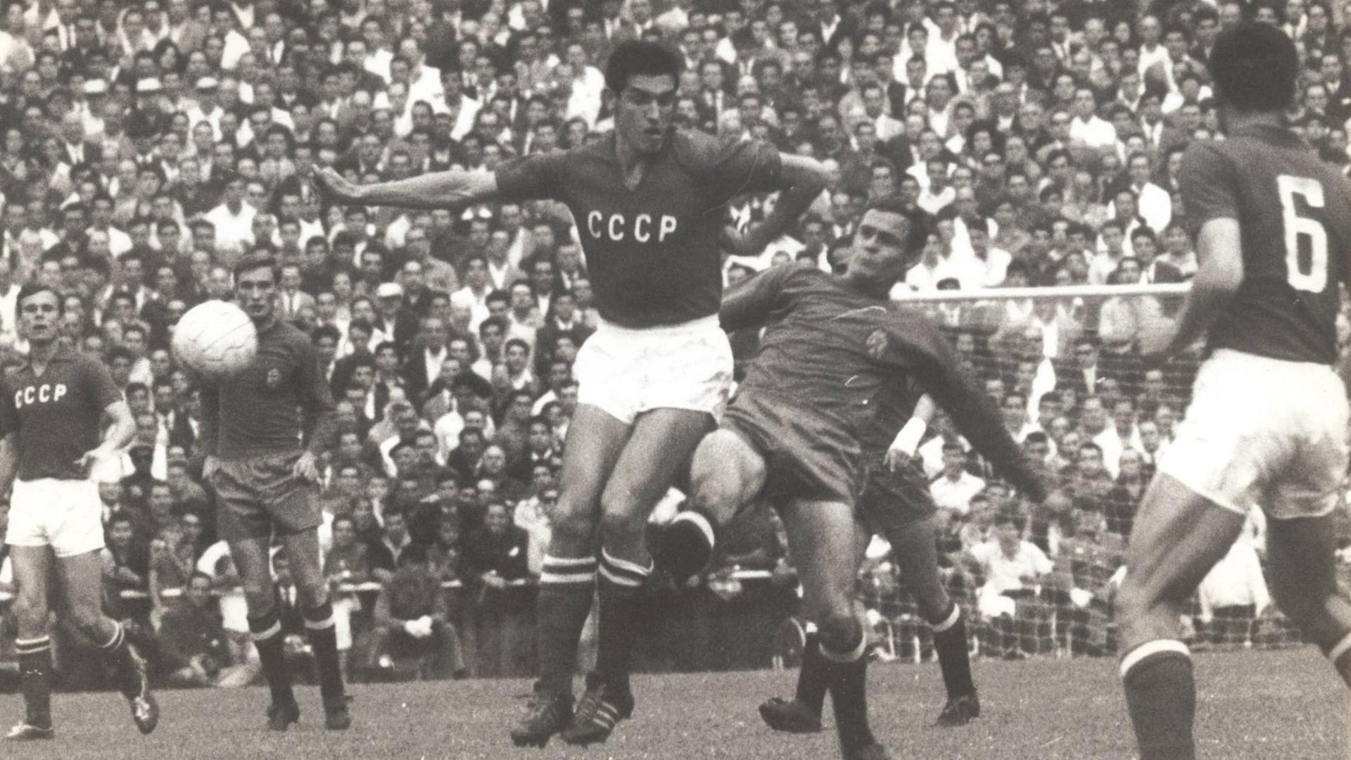 EM Finale 1964 - UdSSR gegen Spanien. EM Finale 1964 - UdSSR gegen Spanien.