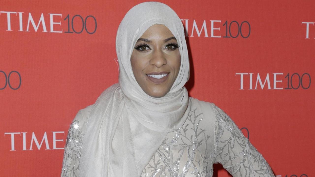 US-Fechterin Ibtihaj Muhammad bei einer Gala in New York