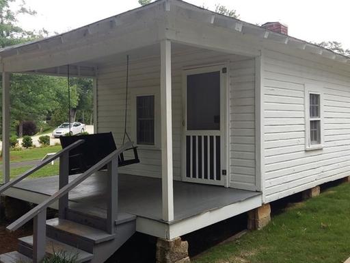 Das Geburtshaus von Elvis Presley in Tupelo, Mississippi