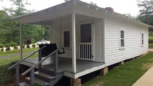 Das Geburtshaus von Elvis Presley in Tupelo, Mississippi