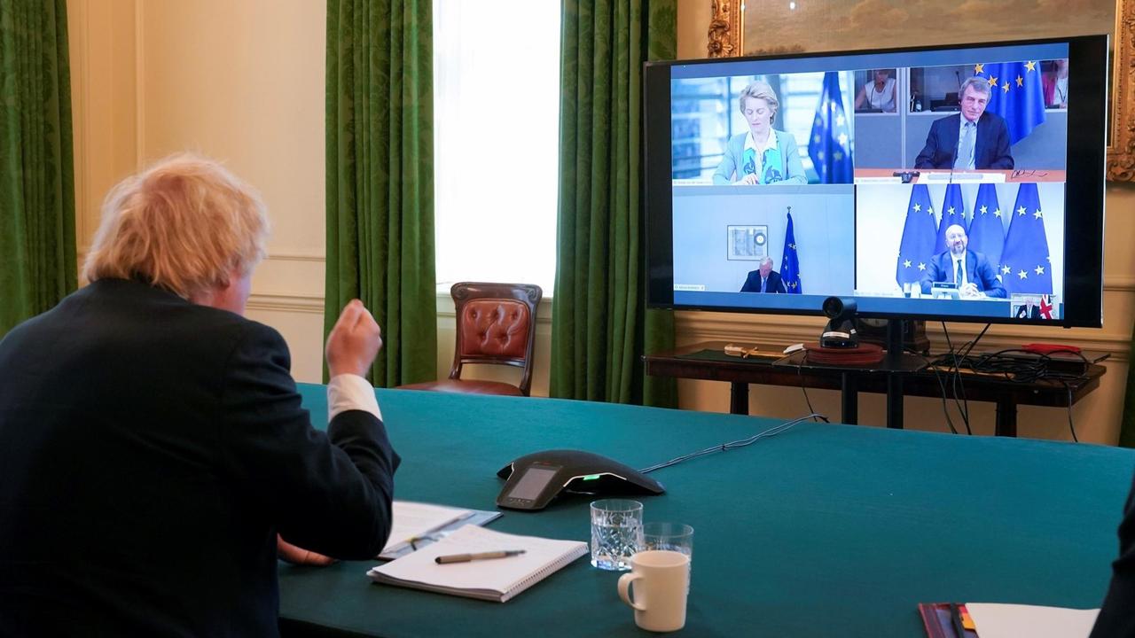 Videokonferenz zu Brexitverhandlungen