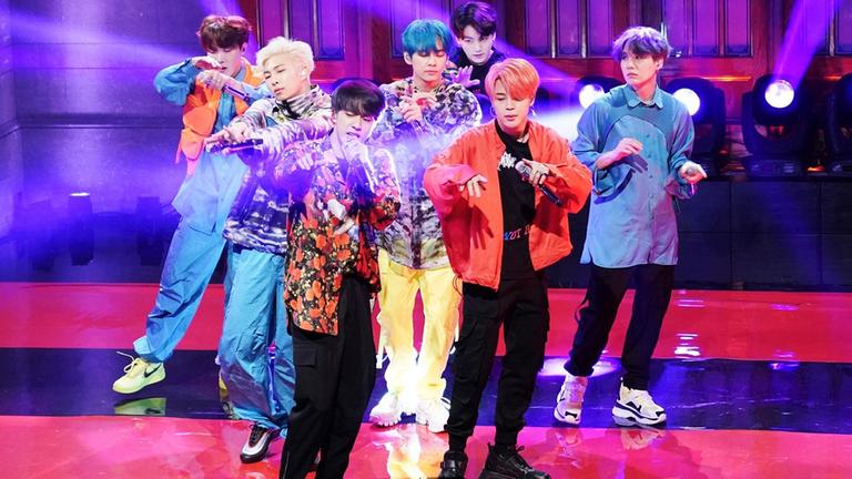 K-Pop-Superstars: Die Boygroup BTS. K-Pop-Superstars: Die Boygroup BTS.