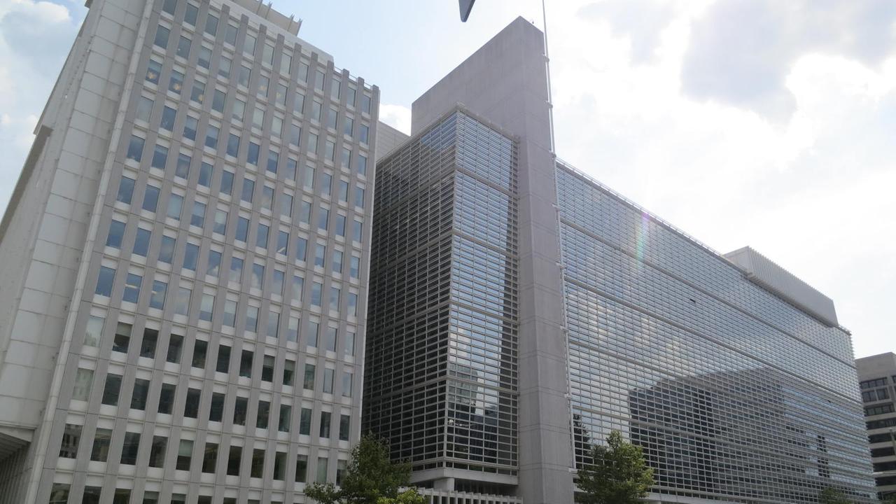 Das Gebäude der Weltbank in Washington Das Gebäude der Weltbank in Washington