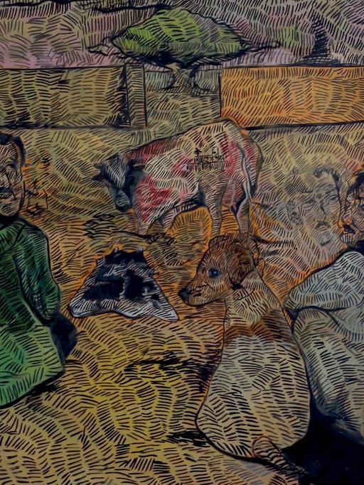 Ali Eyal: Don’t let the beautiful colors fool you, who would draw Goofy inside the rooms of grownups?