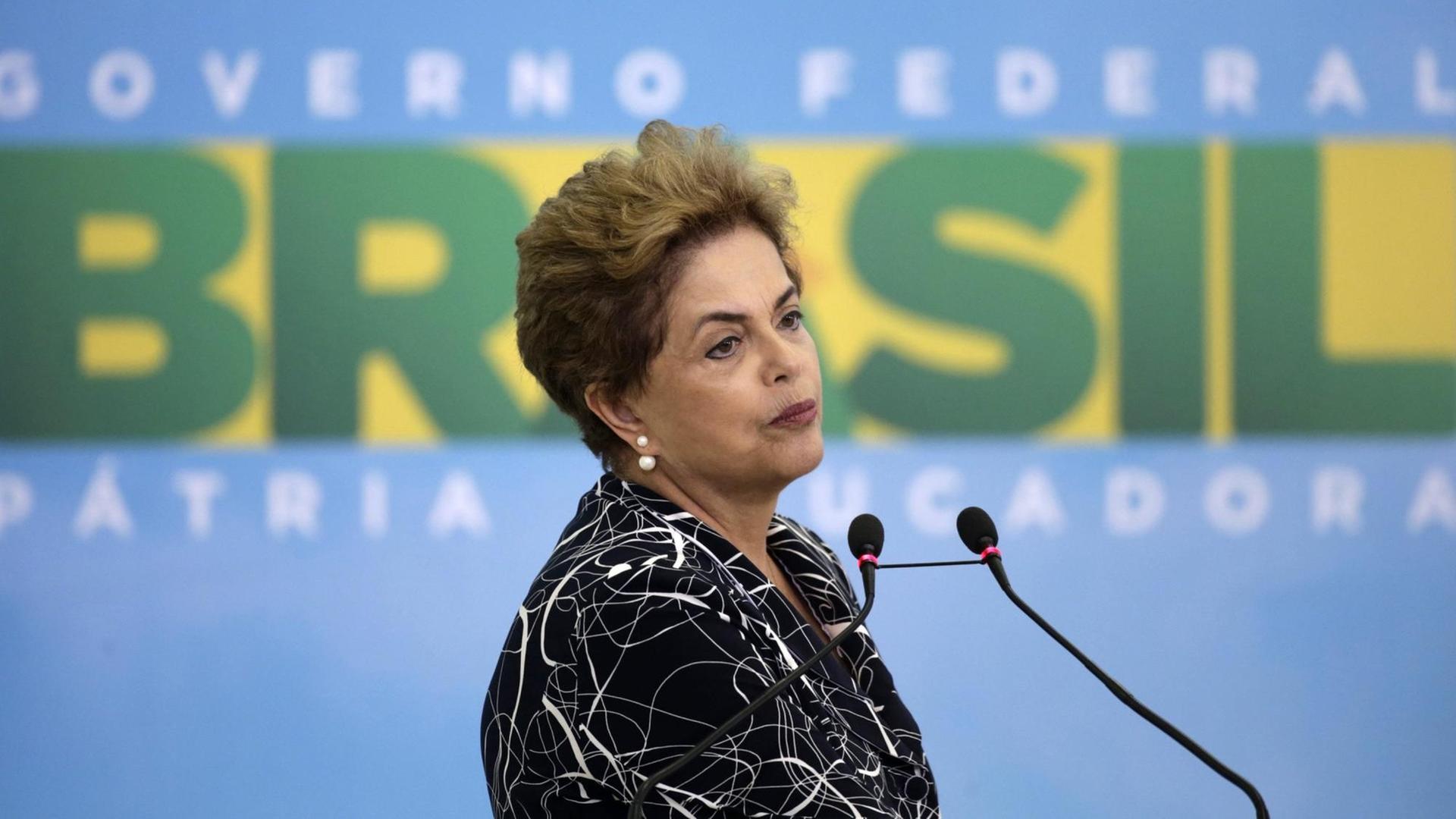 Die brasilianische Präsidentin Dilma Rousseff im Mai 2016.