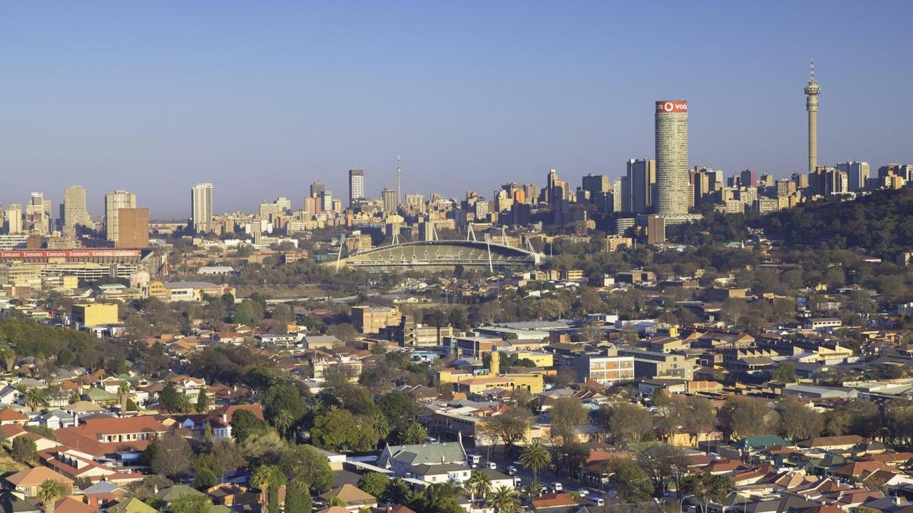 Blick über Johannesburg Blick über Johannesburg