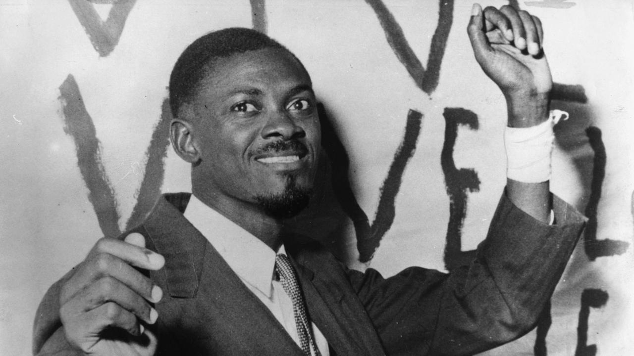 Der kongolesische Politiker Patrice Lumumba (1960). Der kongolesische Politiker Patrice Lumumba (1960).