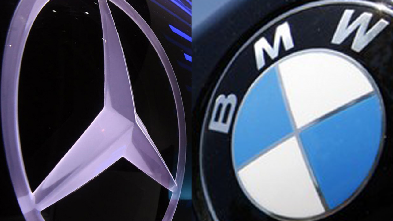 Logos von Daimler und BMW Logos von Daimler und BMW