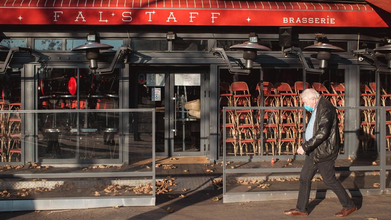 Corona-Lockdown in Paris. Corona-Lockdown in Paris.
