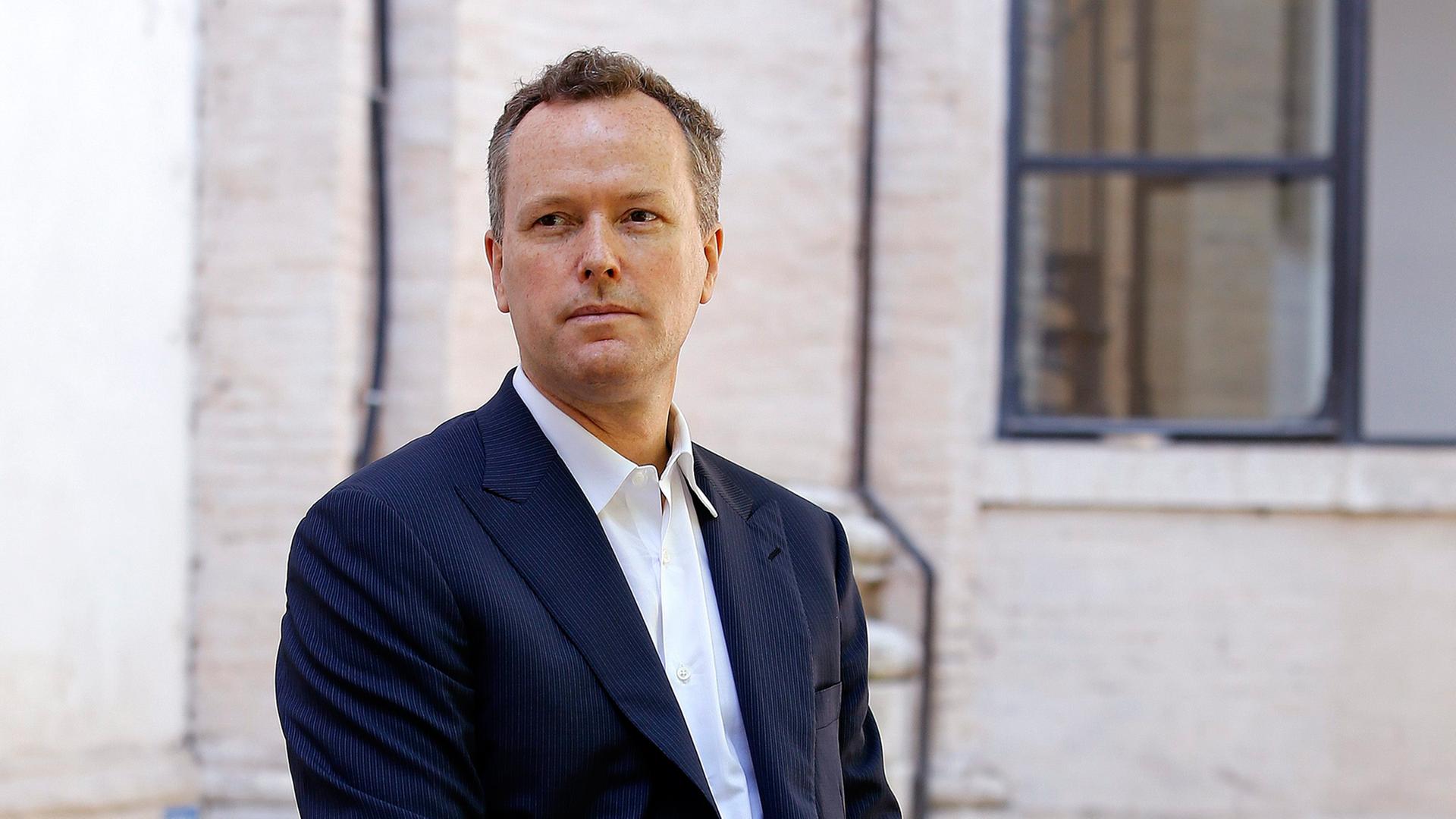 Der Journalist und Roman-Autor Edward St Aubyn Der Journalist und Roman-Autor Edward St Aubyn