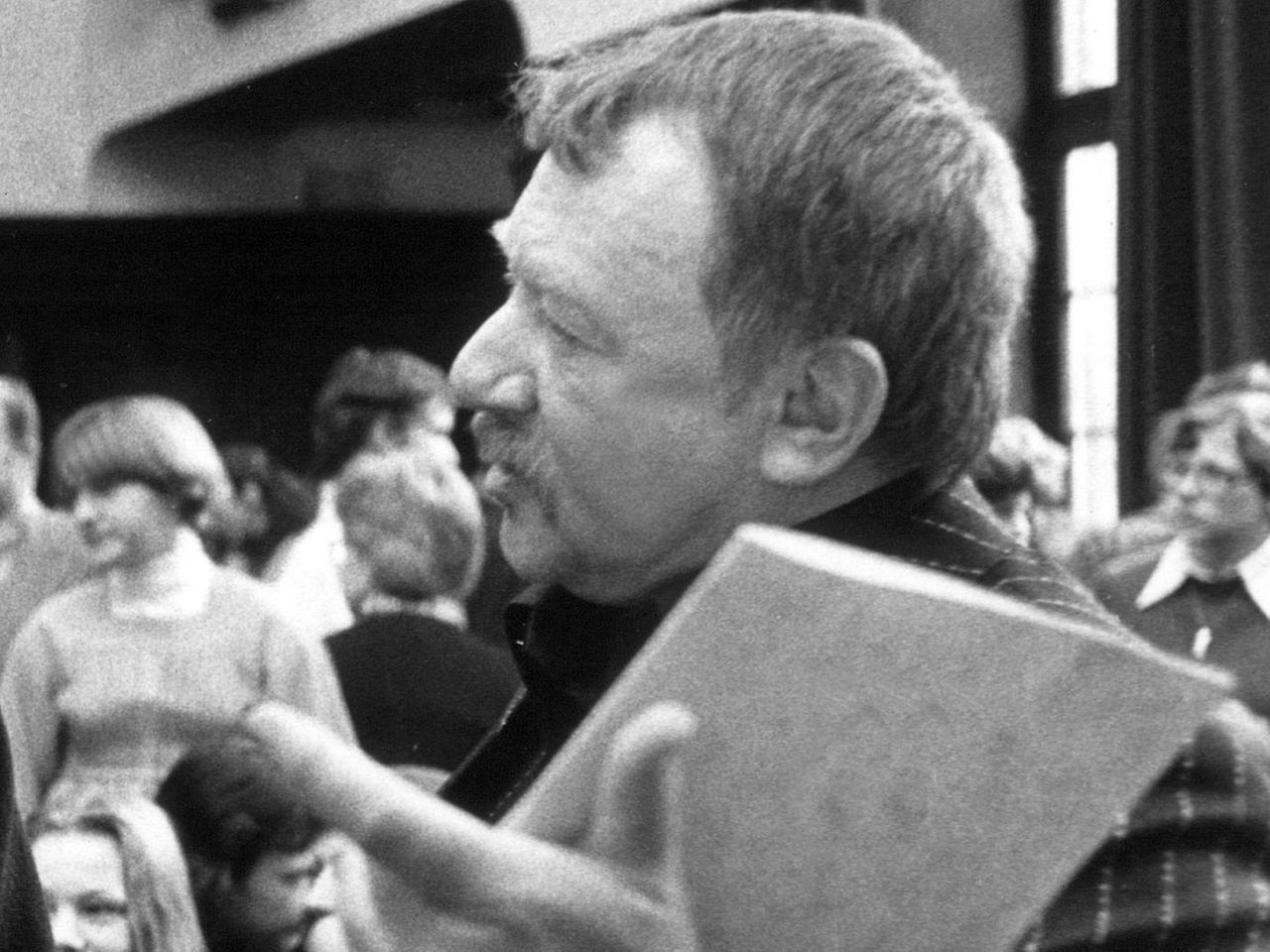 Der Schriftsteller Heinar Kipphardt im Jahr 1977 Der Schriftsteller Heinar Kipphardt im Jahr 1977