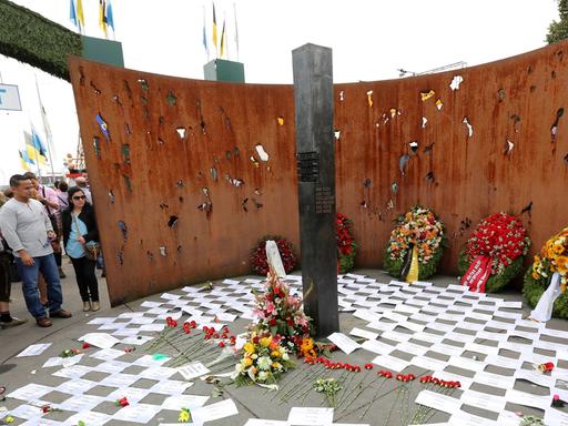 Gedenken an den Jahrestag des Wiesn-Attentats vom 26. September 1980. 13 Menschen wurden damals getötet, 211 verletzt, 68 davon schwer. 