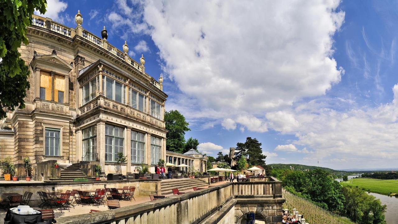 Das Foto zeigt das Lingnerschloss in Dresden. Das Foto zeigt das Lingnerschloss in Dresden.
