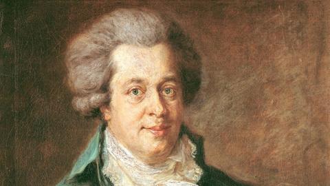 Porträt in Öl von Mozart