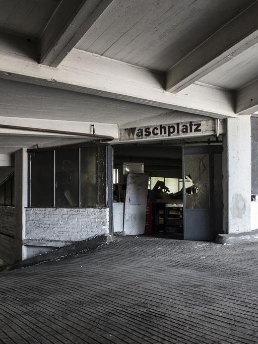 Innenansicht der Kant-Garagen in Berlin