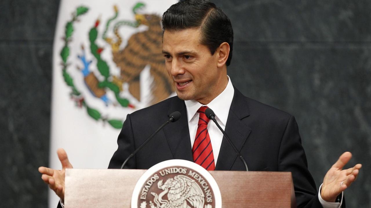 Mexikos Präsident Peña Nieto am 9. November 2016. Mexikos Präsident Peña Nieto am 9. November 2016.