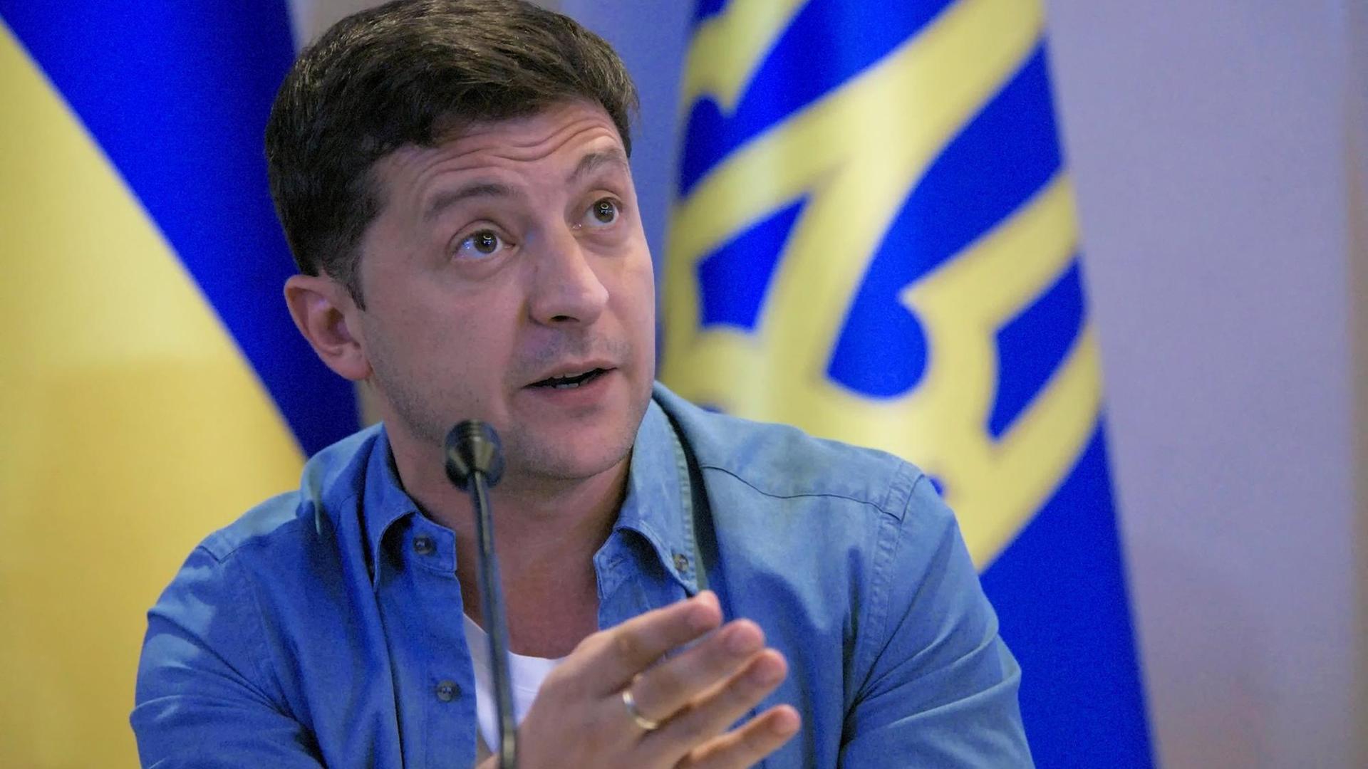 Der ukrainische Präsident Wolodymyr Selenskyj