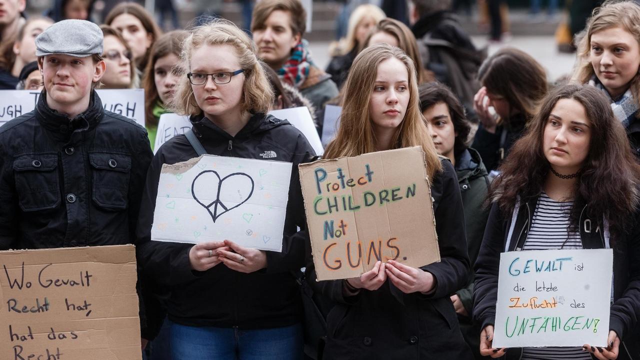March for our lives in Hamburg