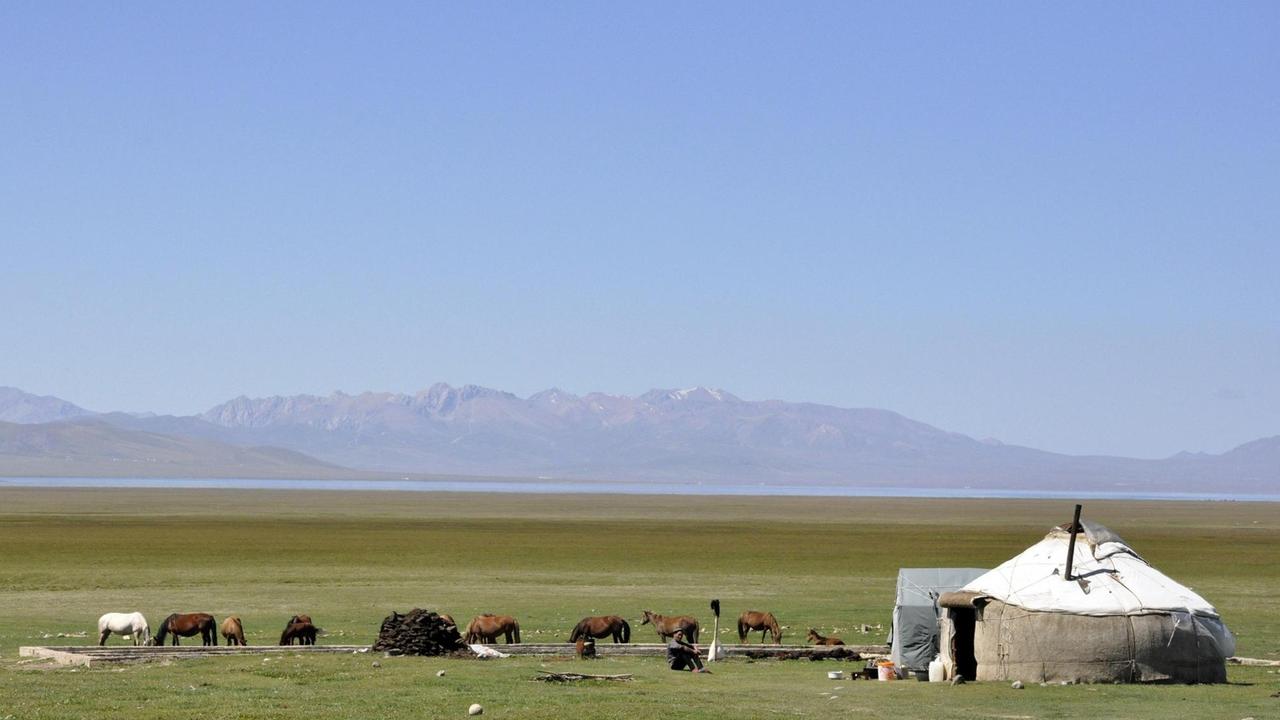 Jurte in Kirgisistan