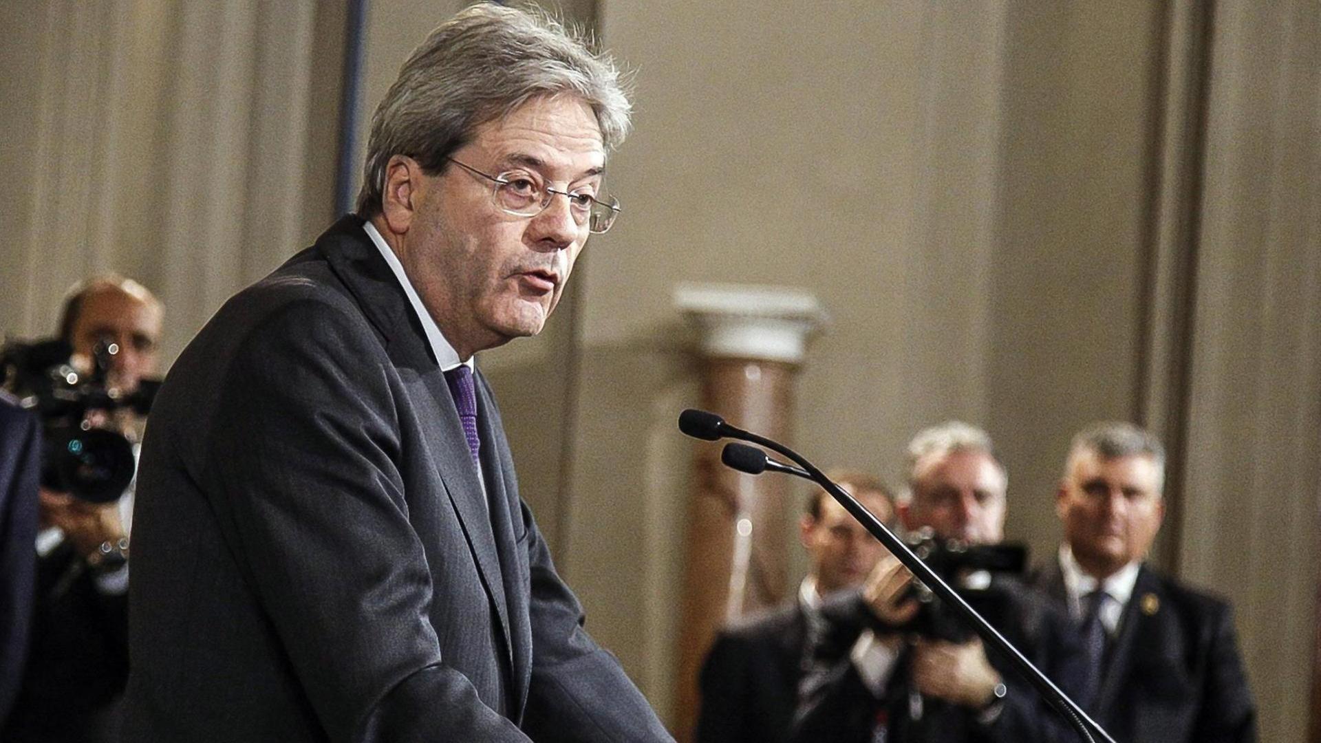 Italiens designierter Regierungschef Gentiloni hat sein Kabinett vorgestellt Italiens designierter Regierungschef Gentiloni hat sein Kabinett vorgestellt