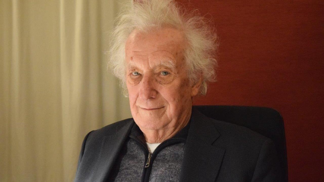 Der Komponist und Theologe Dieter Schnebel im Studio Der Komponist und Theologe Dieter Schnebel im Studio