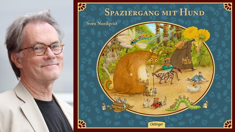 Der Schriftsteller Sven Nordqvist und sein Buch "Spaziergang mit Hund" Der Schriftsteller Sven Nordqvist und sein Buch "Spaziergang mit Hund"