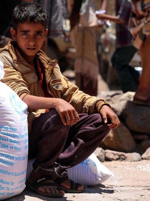 Humanitäre Hilfe des World Food Programme im Jemen
