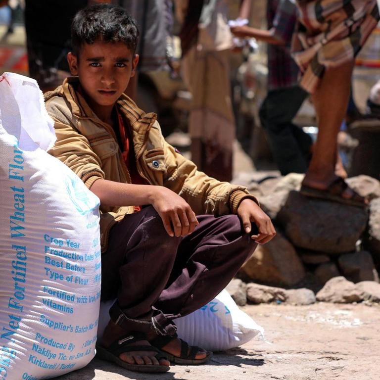 Humanitäre Hilfe des World Food Programme im Jemen