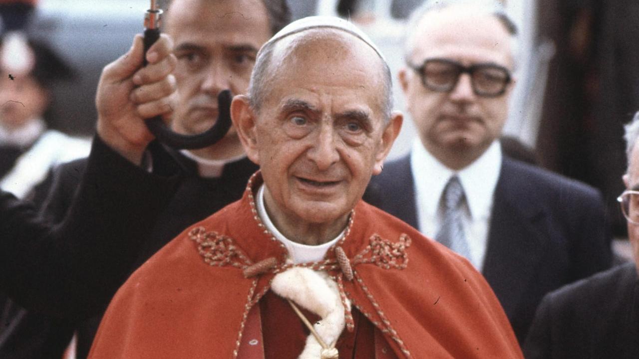 Undatierte Aufnahme von Papst Paul VI. Undatierte Aufnahme von Papst Paul VI.