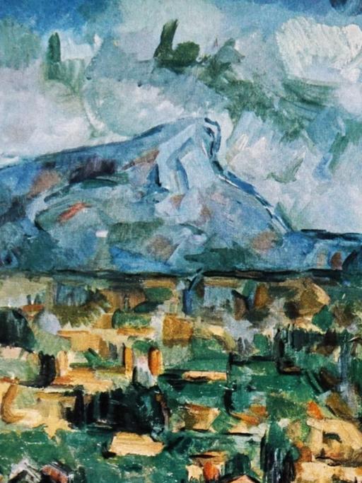 Das Gemälde "Montagne Sainte Victorie" von Paul Cézanne (1839-1906).