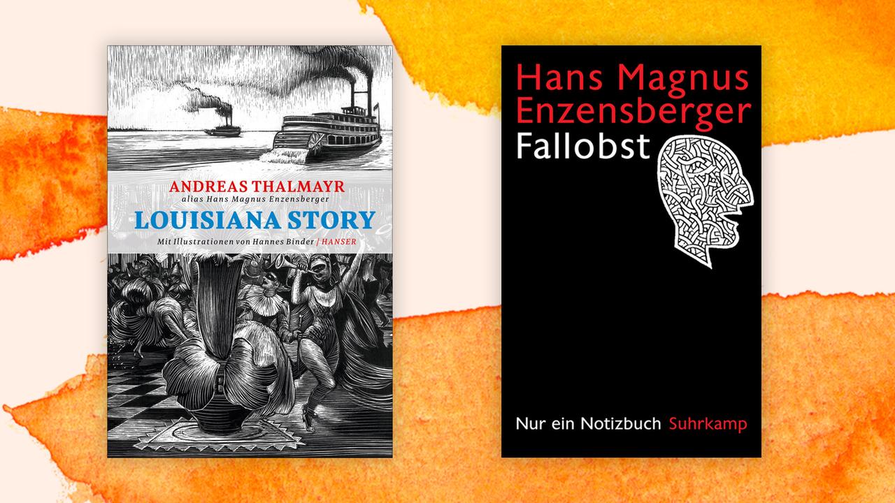 Buchcover zu "Louisiana Story" und "Fallobst" von Hans Magnus Enzensberger Buchcover zu "Louisiana Story" und "Fallobst" von Hans Magnus Enzensberger