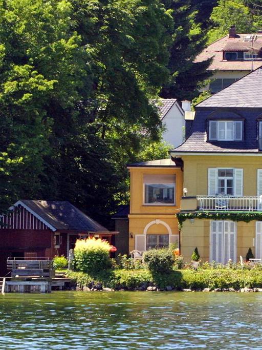 Eine Villa am Starnberger See.