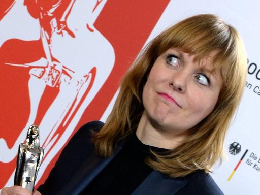 Die Regisseurin Maren Ade bei der Verleihung des Europäischen Filmpreises 2016 für "Toni Erdmann"