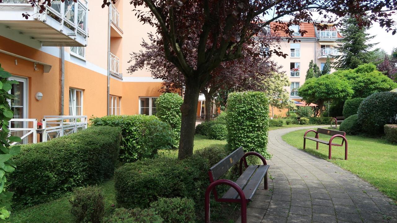 Der Park des Anna-Scherer-Hauses. Der Park des Anna-Scherer-Hauses.