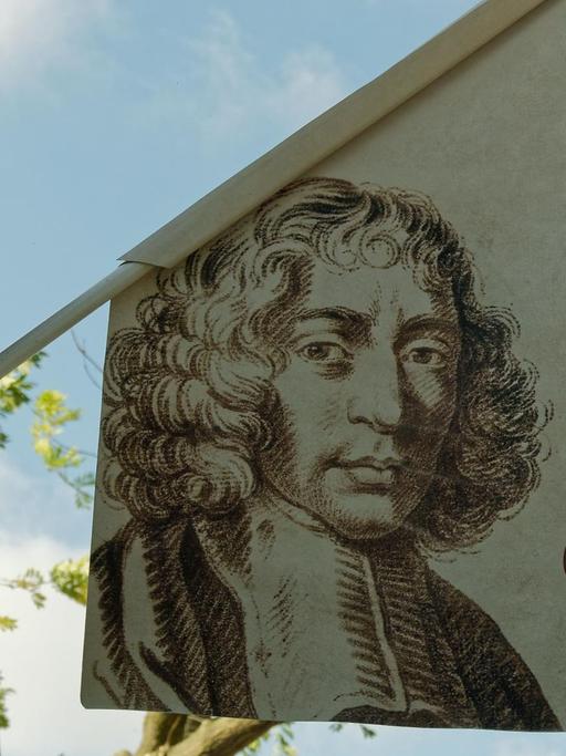 Spinozas Backsteinhaus in Rijnsburg: Vor den Fenstern seines Schreibzimmers erstreckt sich ein idyllischer Garten.