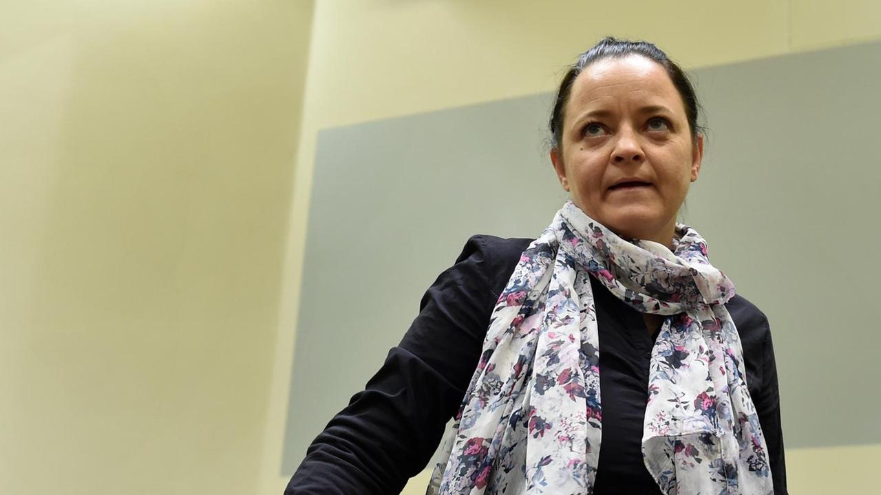 Die Hauptangeklagte im NSU-Prozess, Beate Zschäpe. Die Hauptangeklagte im NSU-Prozess, Beate Zschäpe.