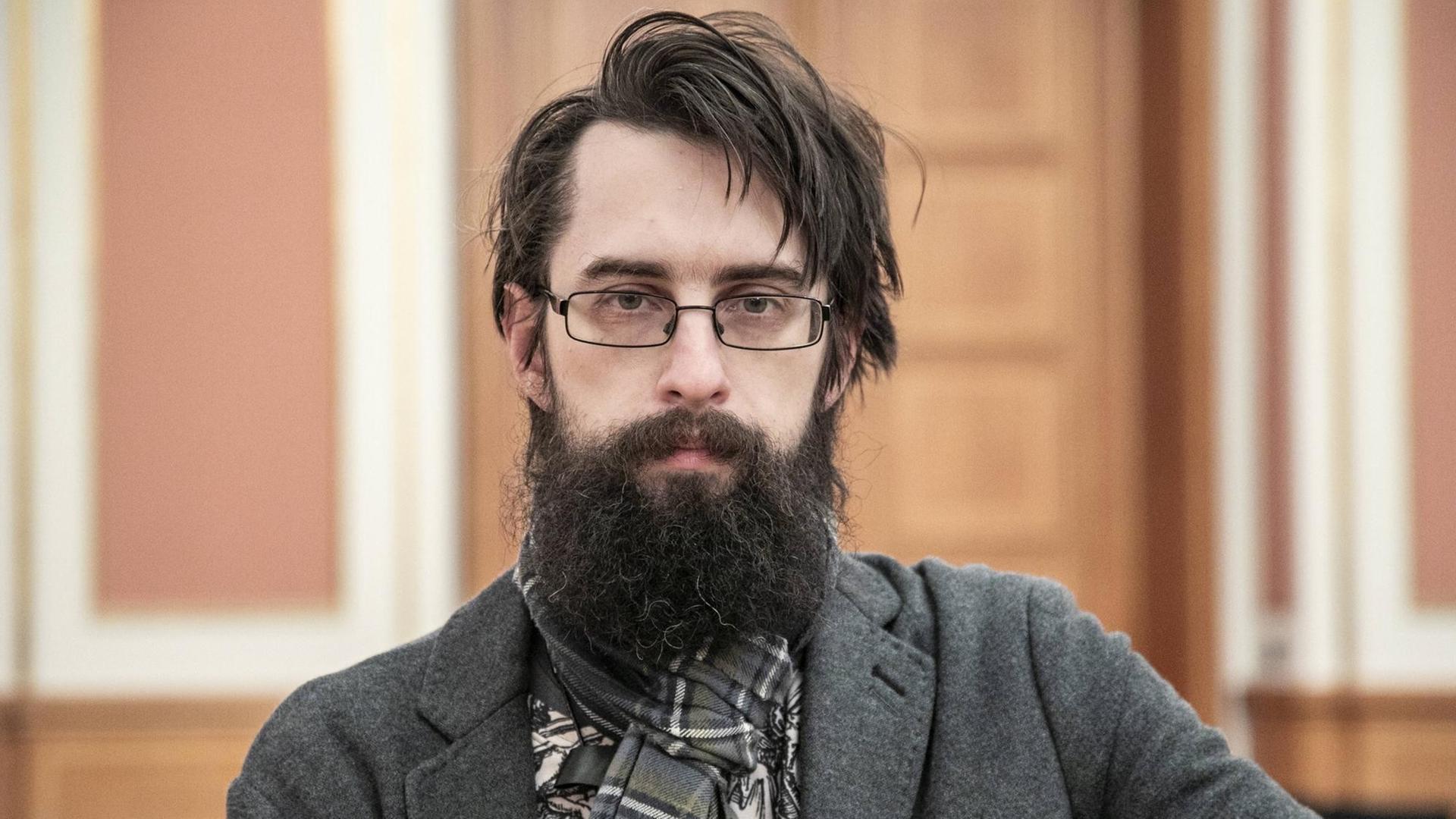 Stiftung Preußische Seehandlung Clemens J Setz Portrait im Rathaussaal Berliner Literaturpreis an Clemens J Setz im Berliner Rathaus am 20.02.2019 *** Stiftung Preußische Seehandlung Clemens J Setz Portrait in the Rathaussaal Berlin Literature Prize to Clemens J Setz in the Berlin Rathaus on 20 02 2019 Stiftung Preußische Seehandlung Clemens J Setz Portrait im Rathaussaal Berliner Literaturpreis an Clemens J Setz im Berliner Rathaus am 20.02.2019 *** Stiftung Preußische Seehandlung Clemens J Setz Portrait in the Rathaussaal Berlin Literature Prize to Clemens J Setz in the Berlin Rathaus on 20 02 2019