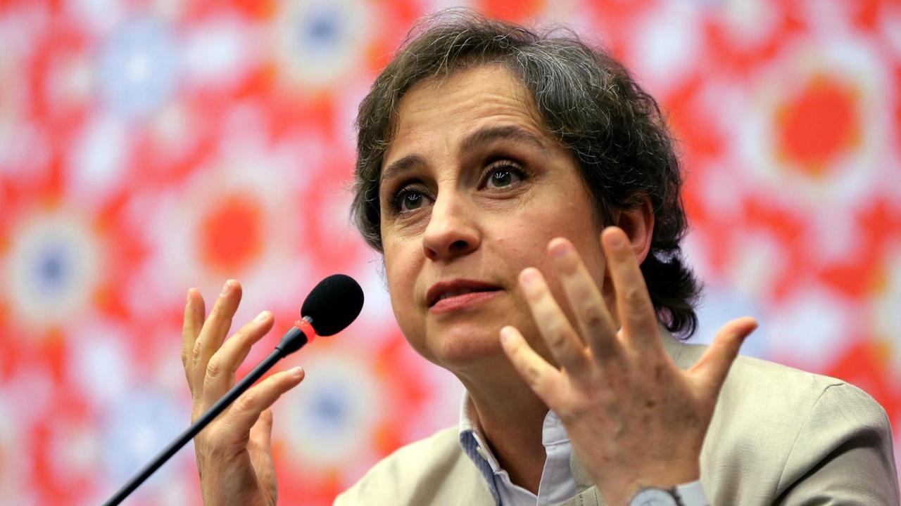 Die mexikanische Journalistin Carmen Aristegui Die mexikanische Journalistin Carmen Aristegui