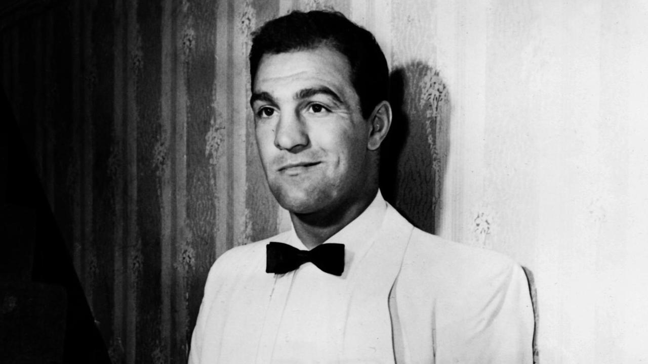 Der Schwergewichtsboxer Rocky Marciano aufgenommen am 17. September 1953 in New York. Der Schwergewichtsboxer Rocky Marciano aufgenommen am 17. September 1953 in New York.