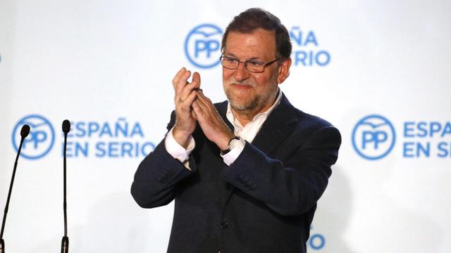 Der spanische Ministerpräsident Mariano Rajoy nach der Parlamentswahl.