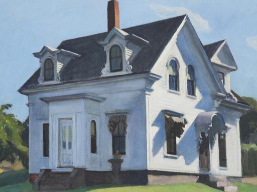 Das Gemälde "Hodgkin’s House" von Edward Hopper von 1928, Öl auf Leinwand.