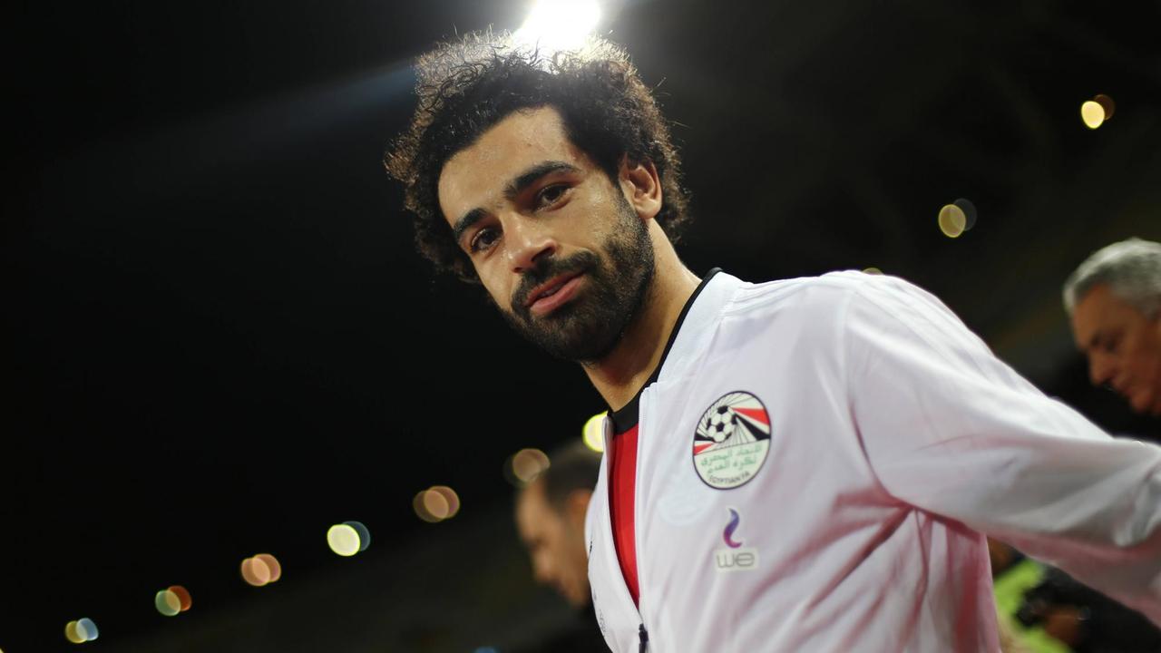 Fußball, Afrika Cup Quali, Ägypten - Tunesien (181117) -- ALEXANDRIA, Nov. 17, 2018 -- Mohamed Salah of Egypt is seen before the 2019 Africa Cup of Nations qualifier match between Egypt and Tunisia in Alexandria, Egypt, on Nov. 16, 2018. Egypt won 3-2. ) (SP)EGYPT-ALEXANDRIA-SOCCER-AFRICA CUP-QUALIFIERS-EGYPT VS TUNISIA AhmedxGomaa PUBLICATIONxNOTxINxCHN  