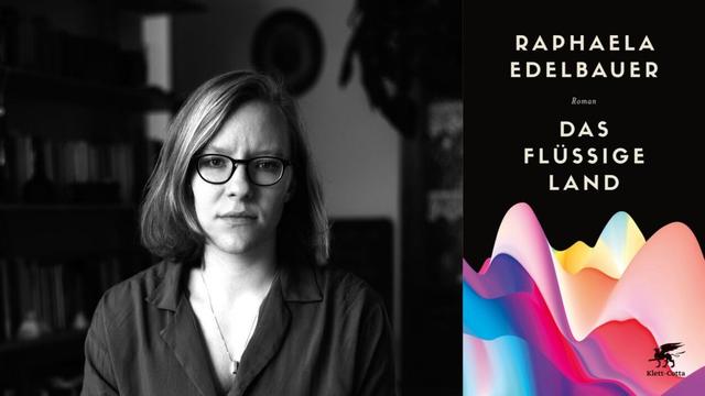 Die Autorin Raphaela Edelbauer und ihr Roman „Das flüssige Land“