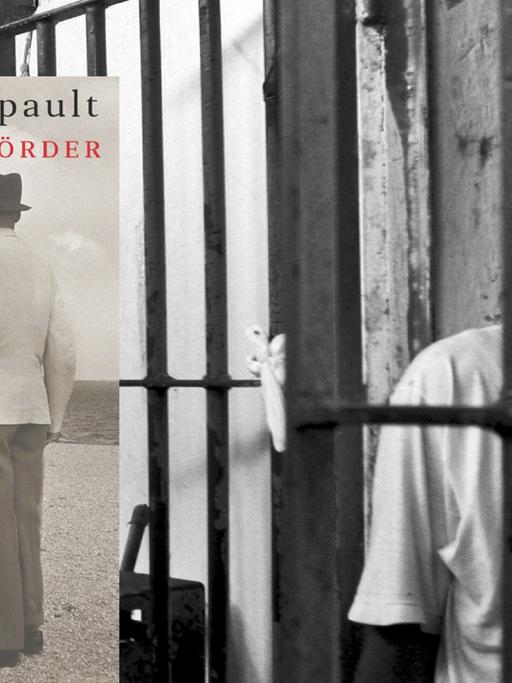 Cover von Soupault-Buch, im Hintergrund eine Haftsituation