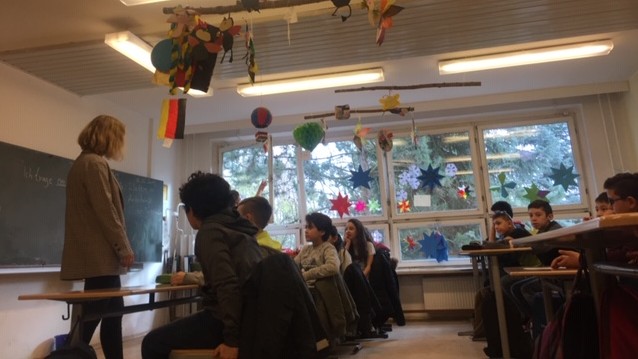 Das Klassenzimmer der Willkommensklasse Das Klassenzimmer der Willkommensklasse