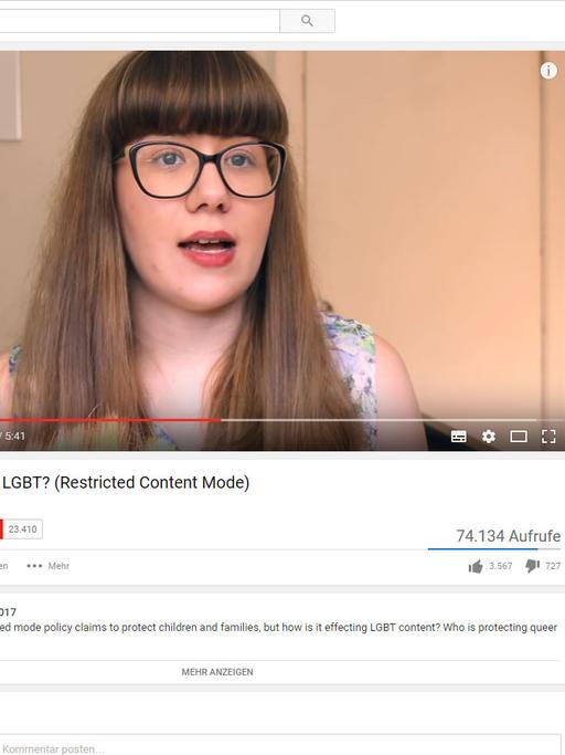Die britische Vloggerin Rowan Ellis hat die Debatte um geblockte LGBTQ-Inhalte auf Youtube losgetreten