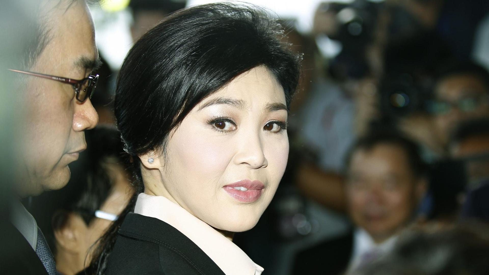 Die frühere thailändische Regierungschefin Yingluck Shinawatra Die frühere thailändische Regierungschefin Yingluck Shinawatra